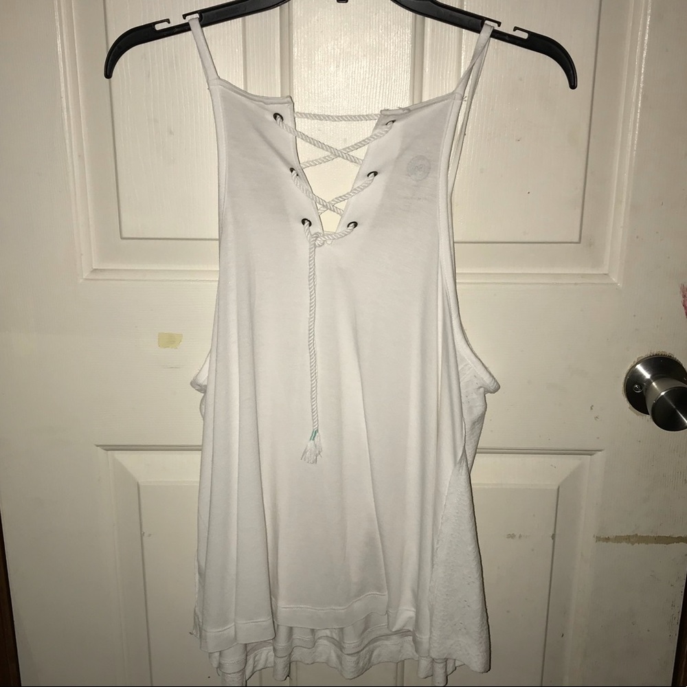 White tank top